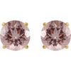 Natural Pink Morganite | Round | 6mm | Natural Pink Morganite | Round | 7mm