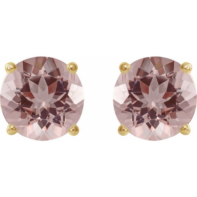 Natural Pink Morganite | Round | 6mm | Natural Pink Morganite | Round | 7mm