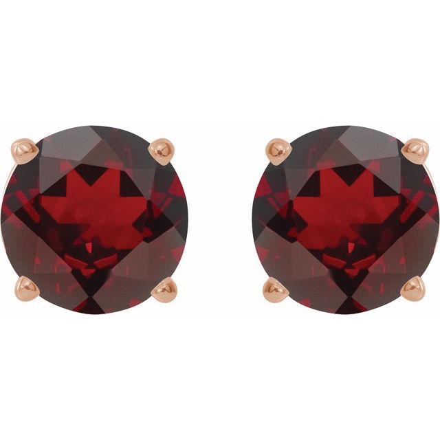 Natural Mozambique Garnet | Round | 6mm | Natural Mozambique Garnet | Round | 7mm