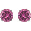 Lab-Grown Pink Sapphire | Round | 7mm | Lab-Grown Pink Sapphire | Round | 8mm