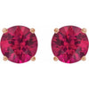 Lab-Grown Ruby | Round | 5mm | Lab-Grown Ruby | Round | 6mm | Lab-Grown Ruby | Round | 7mm | Natural Ruby | Round | 5mm