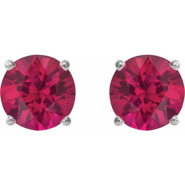 Lab-Grown Ruby | Round | 6mm | Lab-Grown Ruby | Round | 7mm | Lab-Grown Ruby | Round | 8mm | Natural Ruby | Round | 5mm