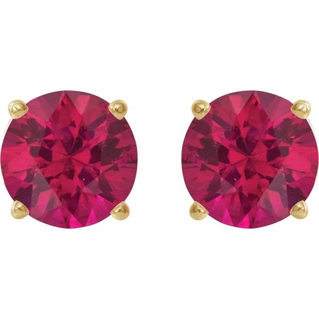Lab-Grown Ruby | Round | 5mm | Lab-Grown Ruby | Round | 6mm | Lab-Grown Ruby | Round | 7mm | Lab-Grown Ruby | Round | 8mm | Natural Ruby | Round | 5mm