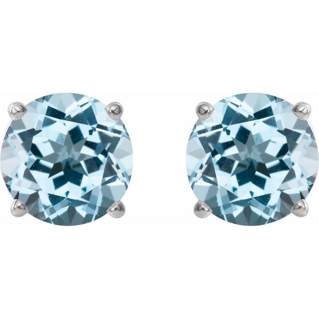 Natural Sky Blue Topaz | Round | 6mm | Natural Sky Blue Topaz | Round | 7mm | Natural Sky Blue Topaz | Round | 8mm | Natural Sky Blue Topaz | Round | 5mm
