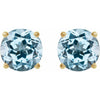 Natural Sky Blue Topaz | Round | 6mm | Natural Sky Blue Topaz | Round | 7mm | Natural Sky Blue Topaz | Round | 8mm