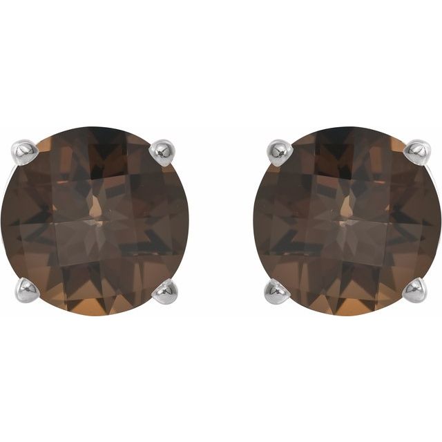Natural Smoky Quartz | Round | 7mm | Natural Smoky Quartz | Round | 8mm