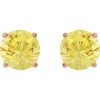 Lab-Grown Yellow Sapphire | Round | 7mm | Lab-Grown Yellow Sapphire | Round | 8mm
