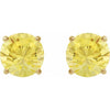 Lab-Grown Yellow Sapphire | Round | 7mm | Lab-Grown Yellow Sapphire | Round | 8mm