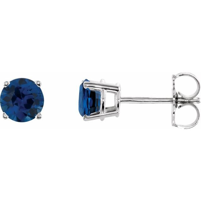 Lab-Grown Blue Sapphire | Round | 5mm | Natural Blue Sapphire | Round | 5mm