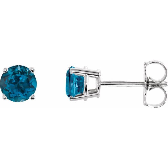 Natural London Blue Topaz | Round | 5mm