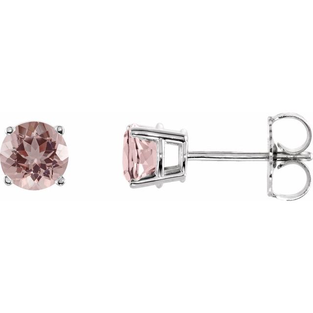 Natural Pink Morganite | Round | 5mm