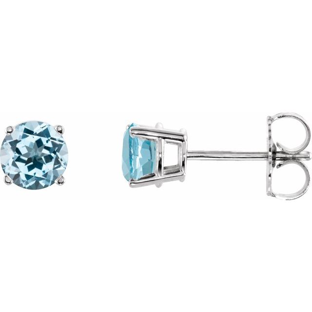 Natural Sky Blue Topaz | Round | 5mm