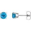Natural Swiss Blue Topaz | Round | 5mm