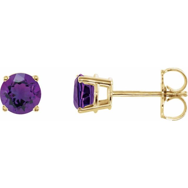 Natural Amethyst | Round | 5mm