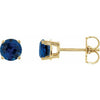 Lab-Grown Blue Sapphire | Round | 5mm | Natural Blue Sapphire | Round | 5mm