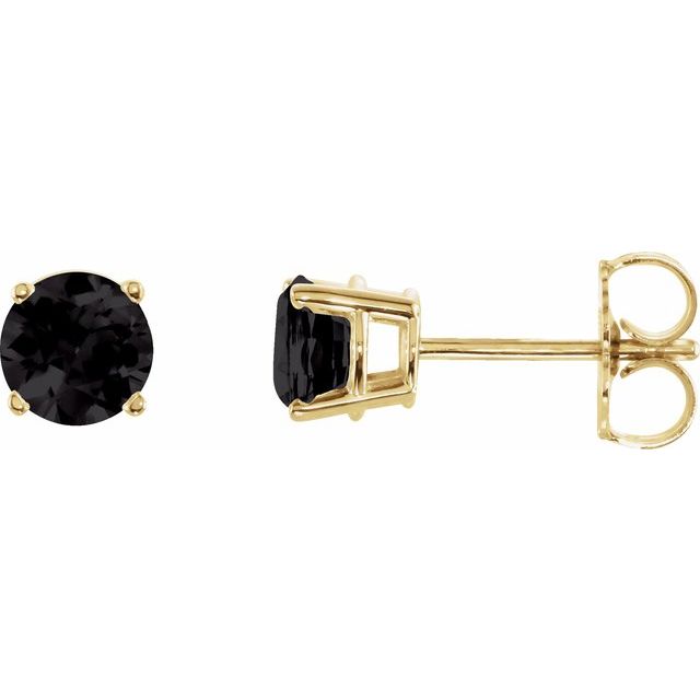 Natural Black Onyx | Round | 5mm