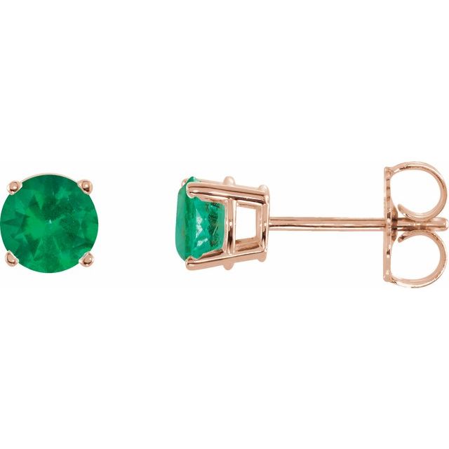 Lab-Grown Emerald | Round | 5mm | Natural Emerald | Round | 5mm