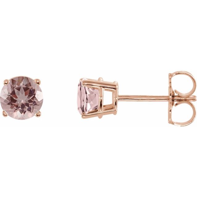 Natural Pink Morganite | Round | 5mm