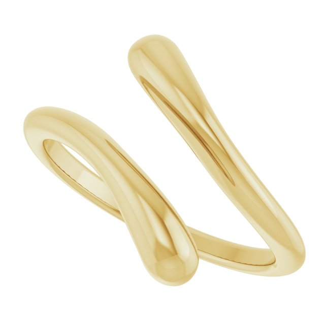 58031 / Ring / 14K Yellow / Polished / Dome Open Bypass Ring
