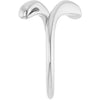 58031 / Ring / 14K White / Polished / Dome Open Bypass Ring