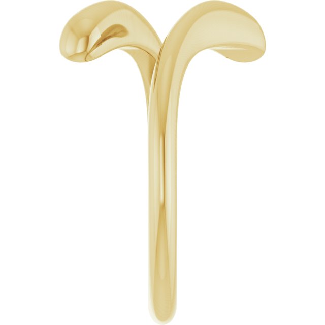 58031 / Ring / 14K Yellow / Polished / Dome Open Bypass Ring