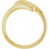 58031 / Ring / 14K Yellow / Polished / Dome Open Bypass Ring