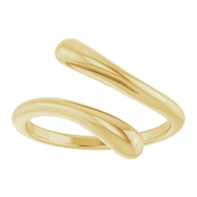 58031 / Ring / 14K Yellow / Polished / Dome Open Bypass Ring