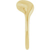 58044 / Ring / 14K Yellow / Polished / Puffed Freeform Ring