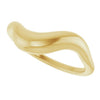58044 / Ring / 14K Yellow / Polished / Puffed Freeform Ring