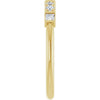 127070 / Ring / Set / 14K Yellow / Natural Diamond / Square / 2 X 2 Mm / Natural Diamond / Polished / 1/4 Ctw Natural Diamond Stackable Ring