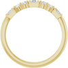 127070 / Ring / Set / 14K Yellow / Lab-Grown Diamond / Square / 2 X 2 Mm / Lab-Grown Diamond / Polished / 1/4 Ctw Lab-Grown Diamond Stackable Ring