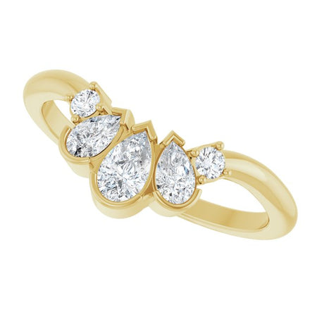 Natural Diamond | Pear | 5 x 3mm | Lab-Grown Diamond | Pear | 5 x 3mm
