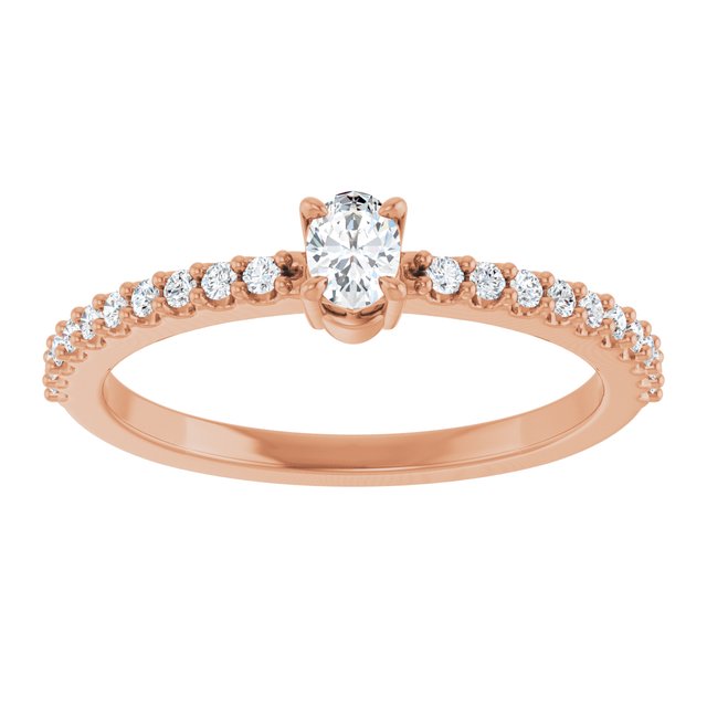 Natural Diamond | Oval | 4 x 3mm | Lab-Grown Diamond | Oval | 4 x 3mm