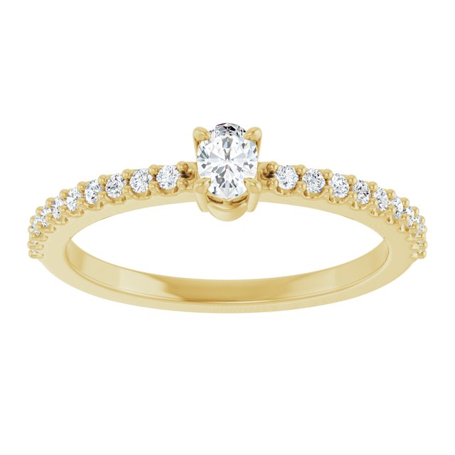 Natural Diamond | Oval | 4 x 3mm | Lab-Grown Diamond | Oval | 4 x 3mm