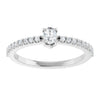 Natural Diamond | Oval | 4 x 3mm | Lab-Grown Diamond | Oval | 4 x 3mm