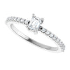 Natural Diamond | Emerald | 4 x 3mm | Lab-Grown Diamond | Emerald | 4 x 3mm
