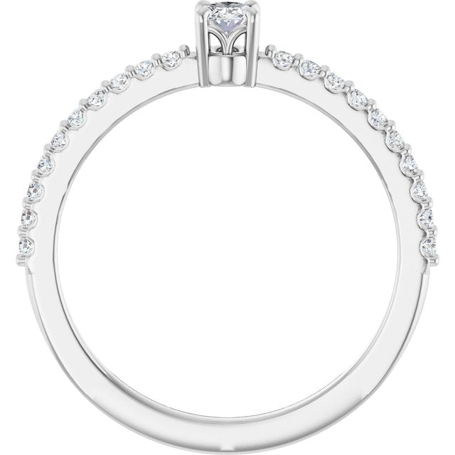 Lab-Grown Diamond | Oval | 4 x 3mm