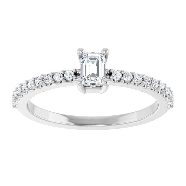 Natural Diamond | Emerald | 4 x 3mm | Lab-Grown Diamond | Emerald | 4 x 3mm