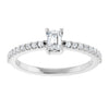 Natural Diamond | Emerald | 4 x 3mm | Lab-Grown Diamond | Emerald | 4 x 3mm
