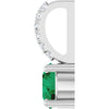Natural Emerald | Round | 5mm | Lab-Grown Emerald | Round | 5mm