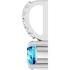 Natural Blue Zircon | Round | 5mm