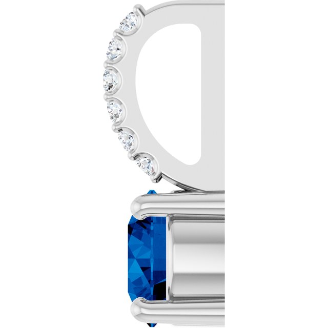 Lab-Grown Blue Sapphire | Round | 5mm | Natural Blue Sapphire | Round | 5mm