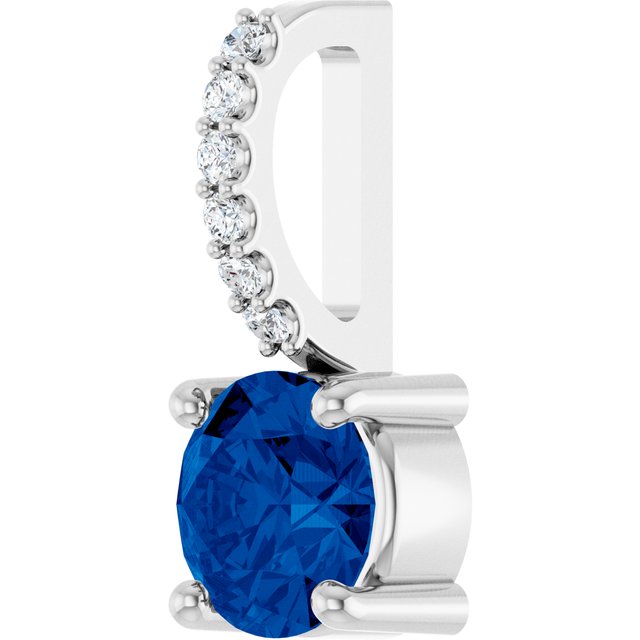 Lab-Grown Blue Sapphire | Round | 5mm | Natural Blue Sapphire | Round | 5mm