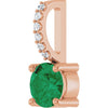 Lab-Grown Emerald | Round | 5mm | Natural Emerald | Round | 5mm