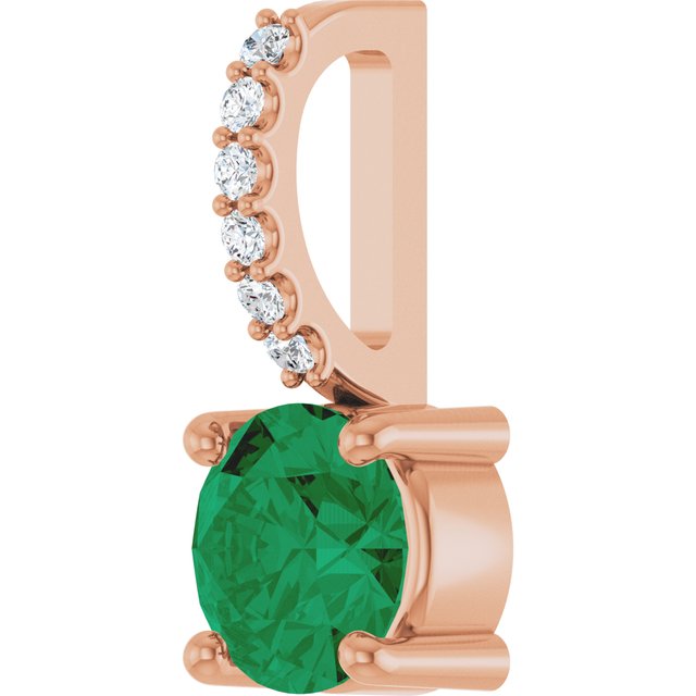 Lab-Grown Emerald | Round | 5mm | Natural Emerald | Round | 5mm