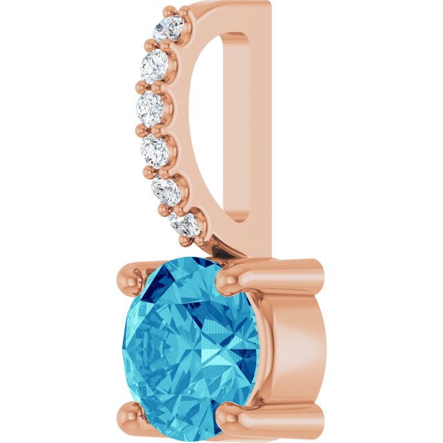 Natural Blue Zircon | Round | 5mm
