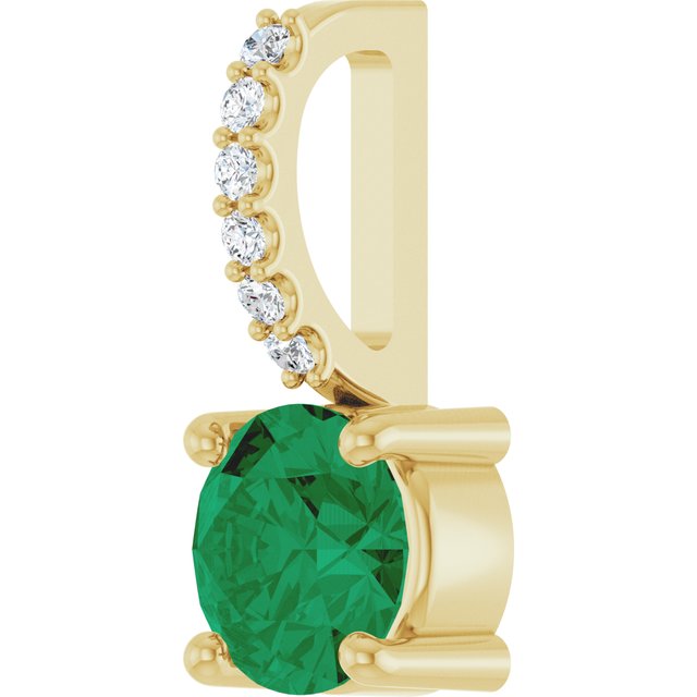 Lab-Grown Emerald | Round | 5mm | Natural Emerald | Round | 5mm