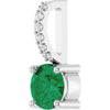 Natural Emerald | Round | 5mm | Lab-Grown Emerald | Round | 5mm