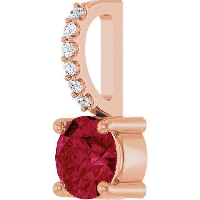 Natural Ruby | Round | 5mm | Lab-Grown Ruby | Round | 5mm