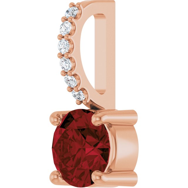 Natural Mozambique Garnet | Round | 5mm